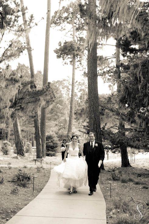 Carmel Valley Ranch Wedding | Shanti Duprez / Robert Lewis Stevenson Chapel / Mission Ranch / Kathryn Smith Flowers / Steve Ezzo & The Monterey Bay All-Stars / Cherie Cricchio / Main Event Transportation / Jinny's Bridal / Badgley Mischka / Von Vonni / Men's Wearhouse