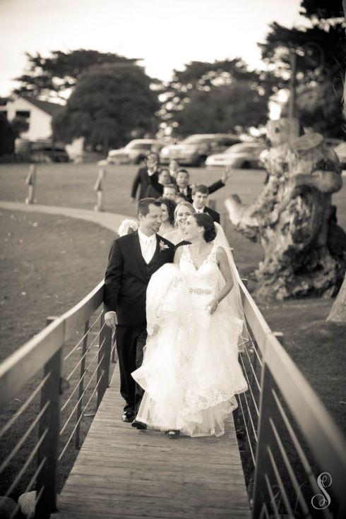 Carmel Valley Ranch Wedding | Shanti Duprez / Robert Lewis Stevenson Chapel / Mission Ranch / Kathryn Smith Flowers / Steve Ezzo & The Monterey Bay All-Stars / Cherie Cricchio / Main Event Transportation / Jinny's Bridal / Badgley Mischka / Von Vonni / Men's Wearhouse