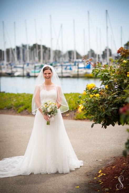 Shanti Duprez / Portraits by Shanti / Double Tree Berkley Marina / Hillside Community Church /  Yellow / Vegan / El Cerrito / Garden Wedding