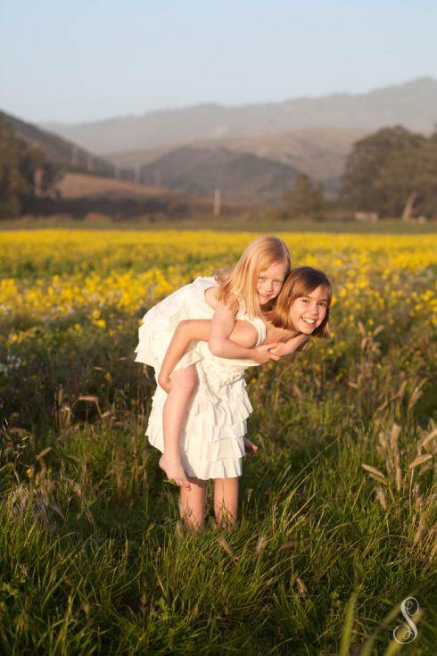 Portraits by Shanti / Shanti Duprez / Spring / Flower Field Photography / Mustard Flowers / Country / Family / Baby / Sibling / Half Moon Bay